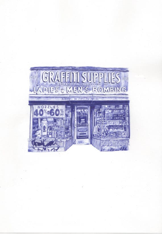graffiti supplies