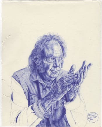 neil young sketch